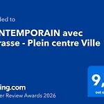Contemporain Avec Terrasse En Centre Apartmán Lisieux